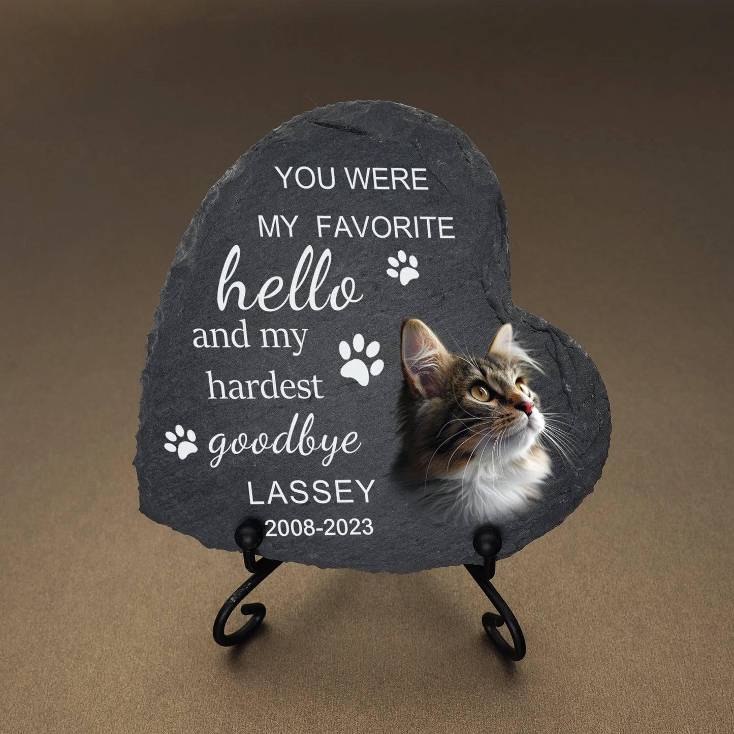 Personalizable Pet Memorial Stone