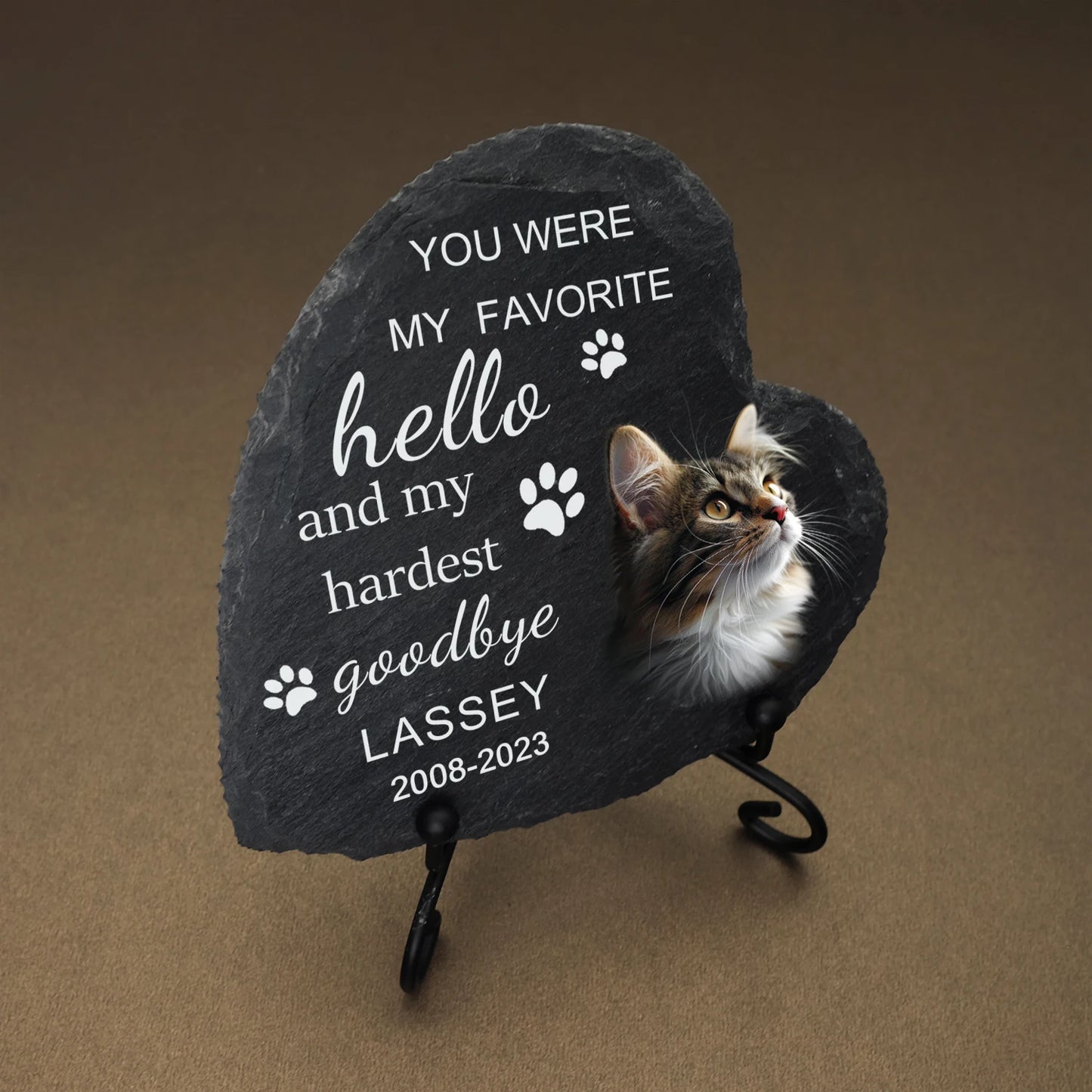 Personalizable Pet Memorial Stone