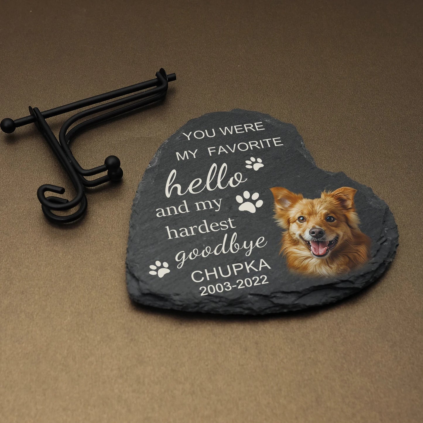 Personalizable Pet Memorial Stone