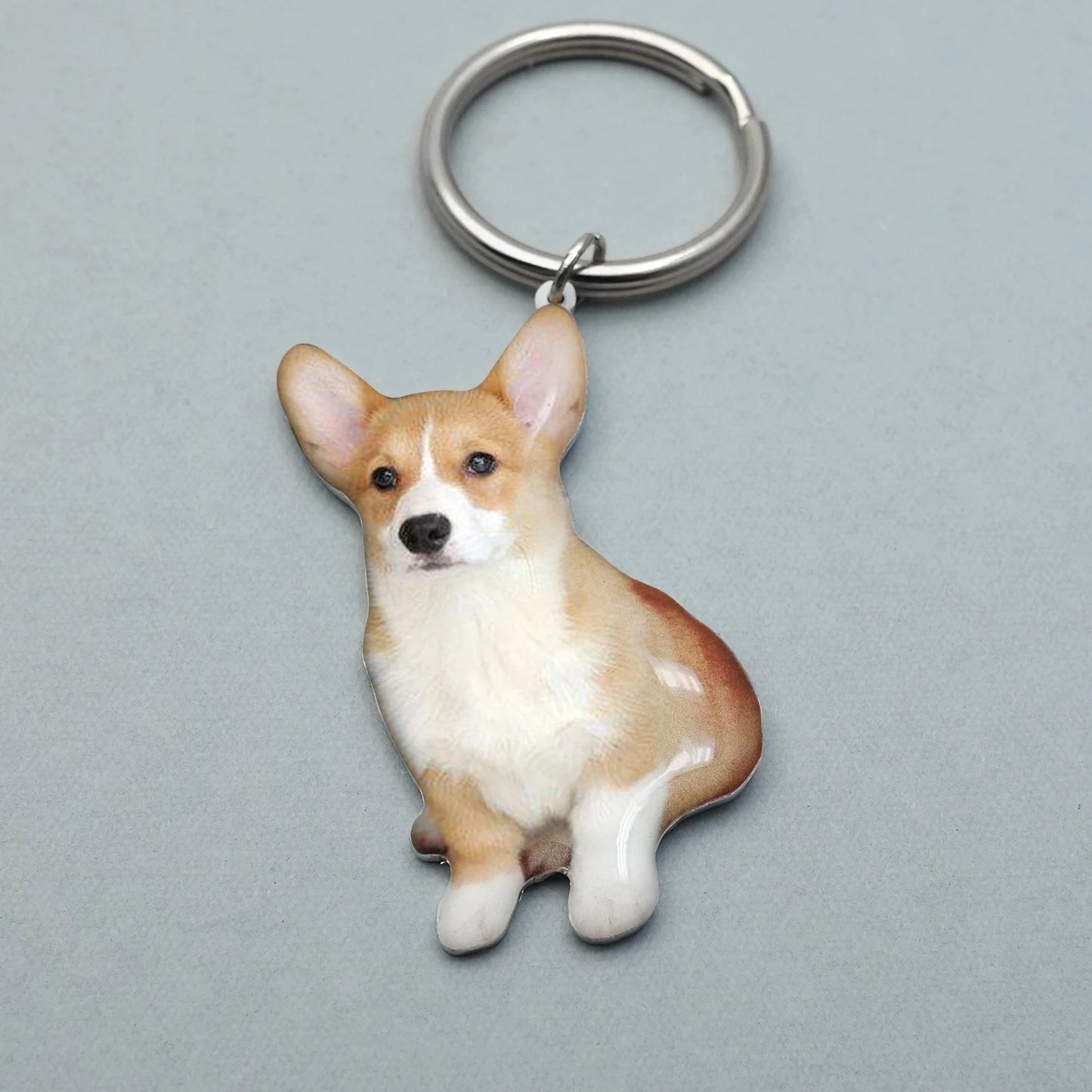 Personalizable Pet Photo Engraved Keychain